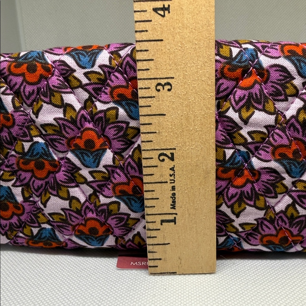 Vera Bradley Bag Cross Body Small Scaevola Fan Flower Patterned - Picture 11 of 11